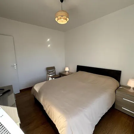 L'azur Spacieux - 6 Personnes - Wifi - Terrasse - Clim Apartman *